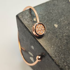 Brazalete Rose Crystal Bangle