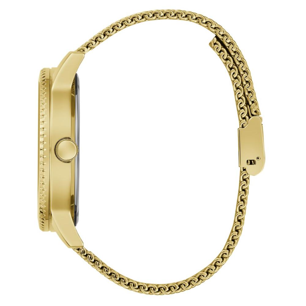GUESS Orologio Casual Uomo/Donna Modello GW0790G2 - Cassa Nera 44mm, Cinturino In Silicone, Quadrante Con Diamante, Impermeabile 3 BAR