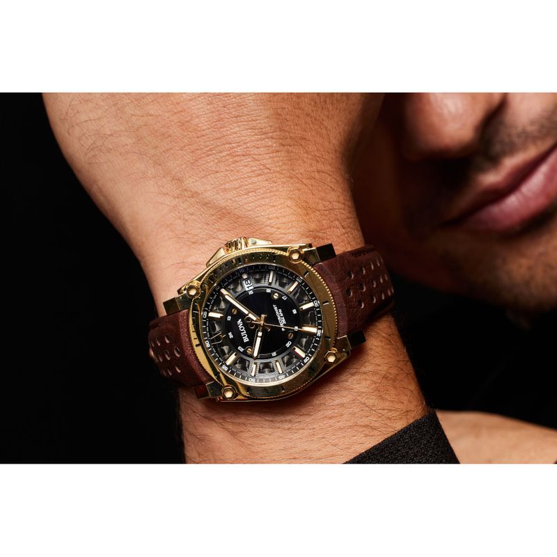Bulova Orologio Automatico 97B206, Oro rosa